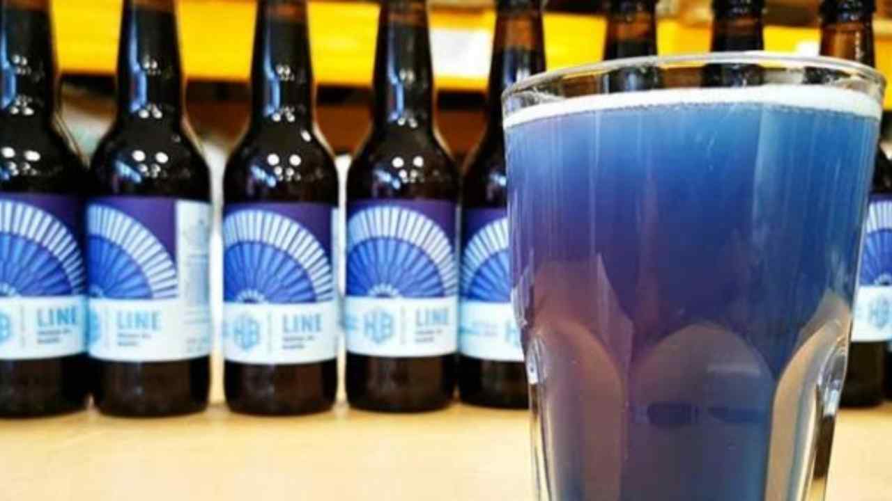 Line birra blu