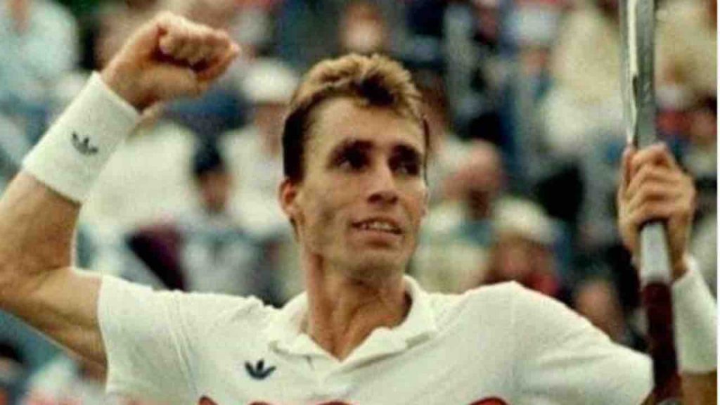 Il grande Ivan Lendl dopo uno dei suoi punti vincenti | Web Source