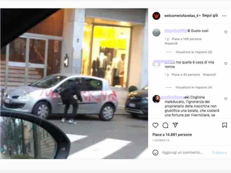 Un caso di giustizia fai da te | Instagram